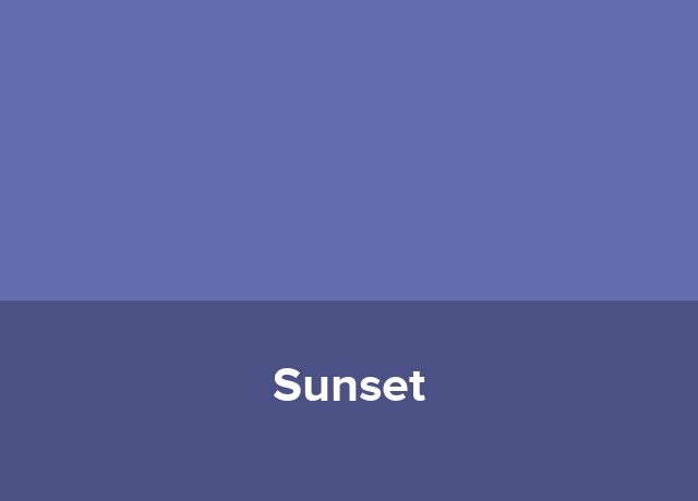 Spatii de campare Sunset