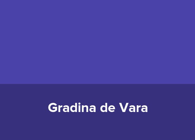 Centru de vacante Gradina de Vara