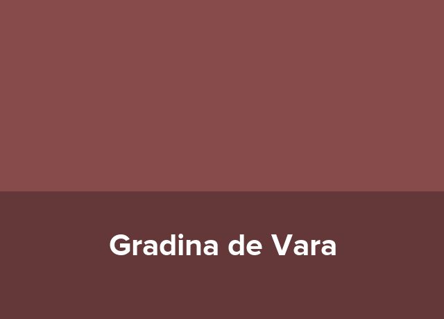 Cabana Gradina de Vara